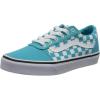 Checkerboard Scuba Blue White