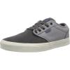 Leather Suede Pewter Mid Grey