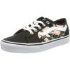 Palm Floral Black White