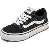 Suede/Canvas Black/White