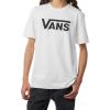 Vans Men’s Classic Drop V Short-Sleeve Crew Tee, White/Black, Large