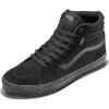 Vans Men’s Filmore Hi Shoe | High Top Sneakers for Fashion & Casual Everyday Wear, (Suede/Canvas) Black/Black, 8