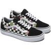 Fruit Cherckerboard Black White