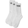 Vans Unisex Classic Crew Socks (3-pack) | Everyday Socks, Soft & Stretchy Fabric, Great for High-top Shoes(White)