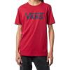 Vans Unisex-Adult Classic Drop V Short-Sleeve T-Shirt | Graphic Tee, Regular Fit, 100% Cotton Fabric, Durable Construction(Cardinal/Navy)