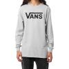 Vans Unisex-Adult Classic Vans Long-Sleeve T-Shirt | Graphic Tee, Regular Fit, Soft 100% Cotton Fabric, Durable Construction(Athletic Heather)