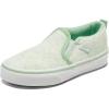 Vans Unisex-Child Asher Slip-on Shoe(Grunge Wash Cacti Green)