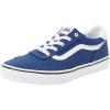 Vans Unisex-Child Brooklyn Ls Low Top Shoe(Canvas True Navy)