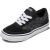 Vans Unisex-Child Brooklyn Ls Low Top Shoe(Checkerboard Black/Asphalt)