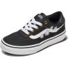 Vans Unisex-Child Brooklyn Ls Low Top Shoe(Embroidery Black)