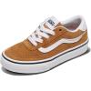 Vans Unisex-Child Brooklyn Ls Low Top Shoe(Suede Chipmunk)
