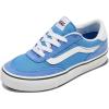Vans Unisex-Child Brooklyn Ls Low Top Shoe(Suede/Canvas Vintage Cobalt)