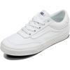 Vans Unisex-Child Brooklyn Ls Low Top Shoe(Suede/Canvas White/White)