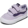 Vans Unisex-Child Brooklyn Ls V Low Top Shoe(2-tone Canvas/Suede Lilac Mist)