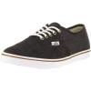 Vans Women’s Asher Adult Low Top Sneakers(Black-true White)