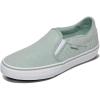 Vans Womens Asher Deluxe Slip-on Shoe(Waffle Knit Gray Olive)