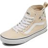 Vans Womens Ashwood Hi Decon High-top Shoe(Variety Embroidery Creme Brule)