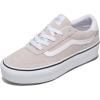 Vans Womens Brooklyn Ls Platform Shoe(Suede Taupe Mist)