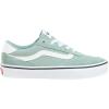 Suede Canvas Iceberg Green