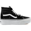Vans Women’s UA SK8-Hi Tapered Stackform Sneakers(Black/True White)