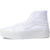 Vans Women’s UA SK8-Hi Tapered Stackform Sneakers(Genuine White Canvas)