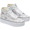 Vans Women’s UA SK8-Hi Tapered Stackform Sneakers(Pastel Floral Frosted Mint True White)