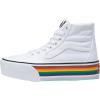 Vans Women’s UA SK8-Hi Tapered Stackform Sneakers(Rainbow)