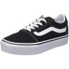 Vans Women’s Ward Platform Sneaker(Canvas Black White)