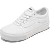 Vans Women’s Ward Platform Sneaker(Canvas White)