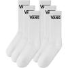 Vans unisex-adult Classics Crew Sock 6-pack(White)