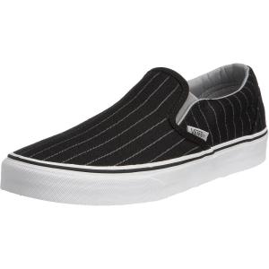 Vans Kids’ Ward Sneaker(Black Crespi Pinstripe)