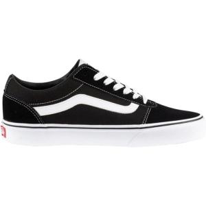 Vans Kids’ Ward Sneaker(Black ((Suede/Canvas) Black/White Car))