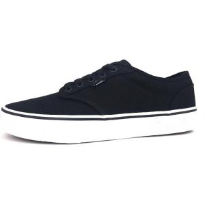 Vans Kids’ Ward Sneaker(Canvas Black/White)