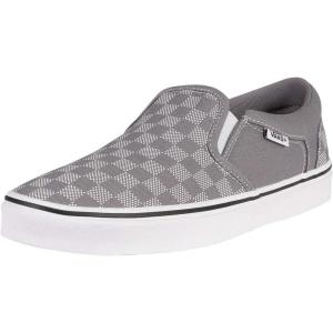 Vans Kids’ Ward Sneaker(Checker Dot Frost Gray White)