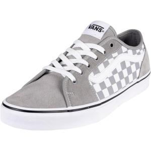 Vans Kids’ Ward Sneaker(Checkerboard Drizzle White)