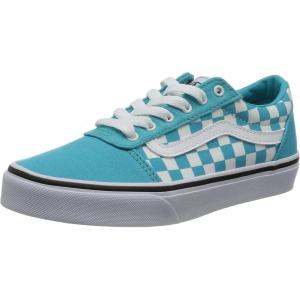 Vans Kids’ Ward Sneaker(Checkerboard Scuba Blue White)