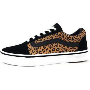 Vans Kids’ Ward Sneaker(Cheetah Black White)