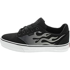 Vans Kids’ Ward Sneaker(Faded Flame Black White)