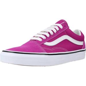 Vans Kids’ Ward Sneaker(Fuchsia Red True White)