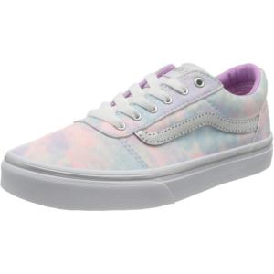 Vans Kids’ Ward Sneaker(Glitter Tie Dye Multi White)