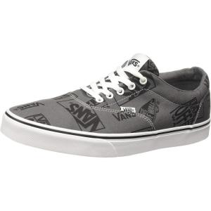 Vans Kids’ Ward Sneaker(Grey Logo Mix Pewter Black Vf9)