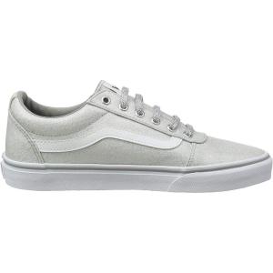 Vans Kids’ Ward Sneaker(Grey Lurex Glitter Silver V2a)
