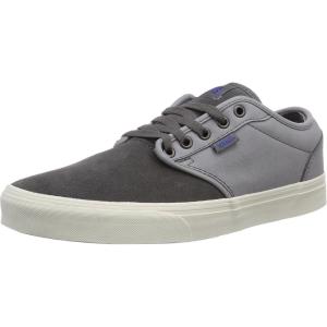 Vans Kids’ Ward Sneaker(Leather Suede Pewter Mid Grey)