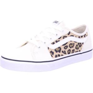 Vans Kids’ Ward Sneaker(Leopard Antique White White)