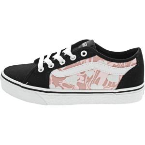 Vans Kids’ Ward Sneaker(Marble Hearts Pink)