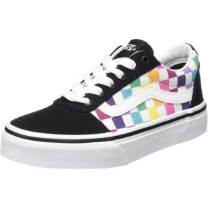Vans Kids’ Ward Sneaker(Party Check Multi Black)