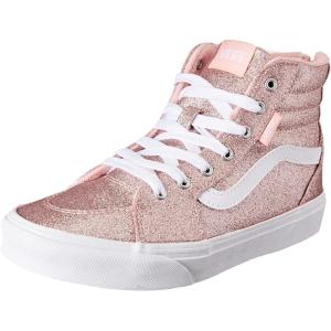 Vans Kids’ Ward Sneaker((Party Glitter) Pink/White)