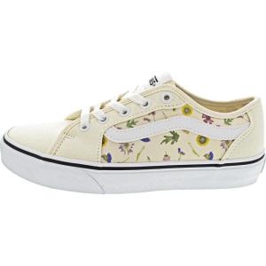 Vans Kids’ Ward Sneaker(Pressed Floral Classic White)