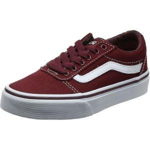 Vans Kids’ Ward Sneaker(Red Canvas Port Royale White)