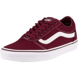 Vans Kids’ Ward Sneaker(Red ((Canvas) Port Royale/White 8j7))